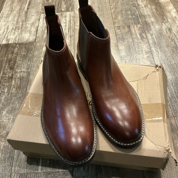 Clark’s Men's Brown Leather Chelsea Boots Size 8 - Picture 16 of 16